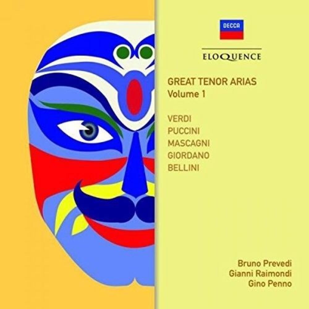 Prevedi,Bruno / Raimondi,Gianni / Penno,Gino - Great Tenor Arias 1  COMPACT